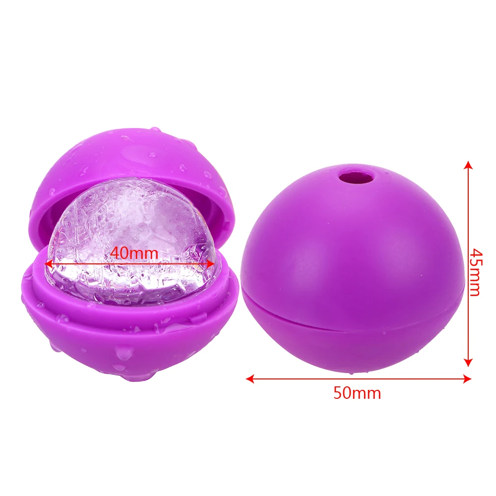 Fußball Einzigen Fall Backen Mold Ice Ball Maker Silikon Eis Formen Whisky Wein Cocktail Ice Cube Küche Backen Werkzeuge DIY