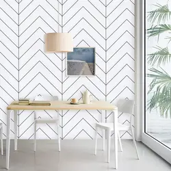 Modern White And Black Geometric Contact Paper Stripes Peel And Stick Wallpaper Self Adhesive Paper For Wall Covering Home Decor