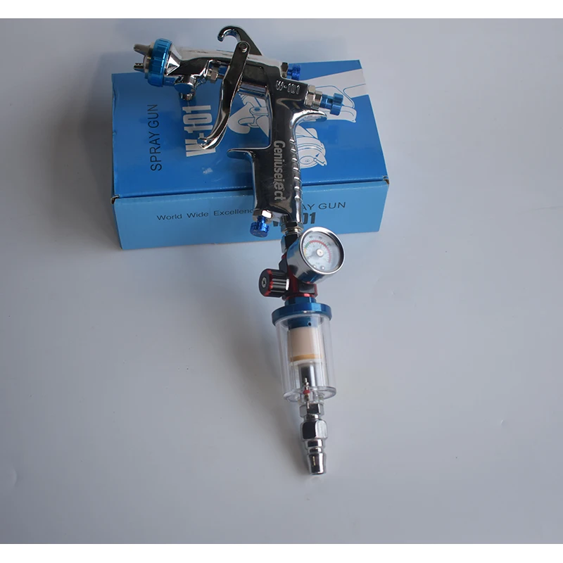 Phun HVLP Súng Bằng Tay Xịt Phun 1.3/1.5/1.8Mm 400CC Bình Nhựa Trọng Lực Súng Phun Xịt súng Phụ Kiện