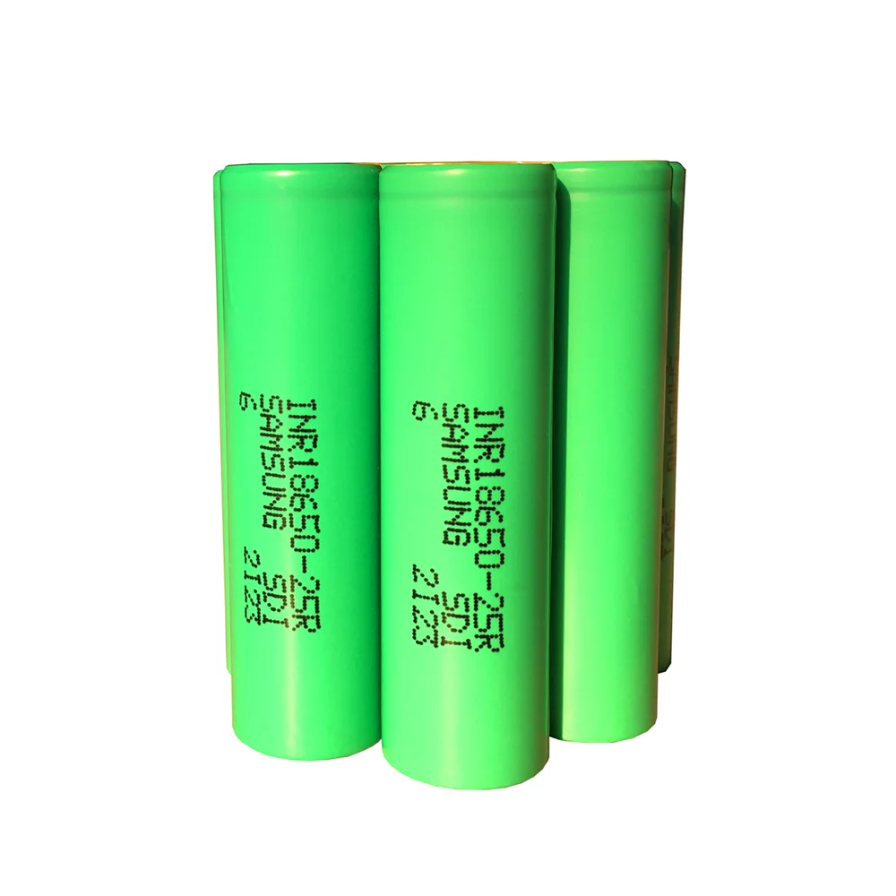 Batteria al litio ricaricabile 3.7 2500 V 18650 mAH 20a inr 18650 25r per tutti i tipi di prodotti elettronici