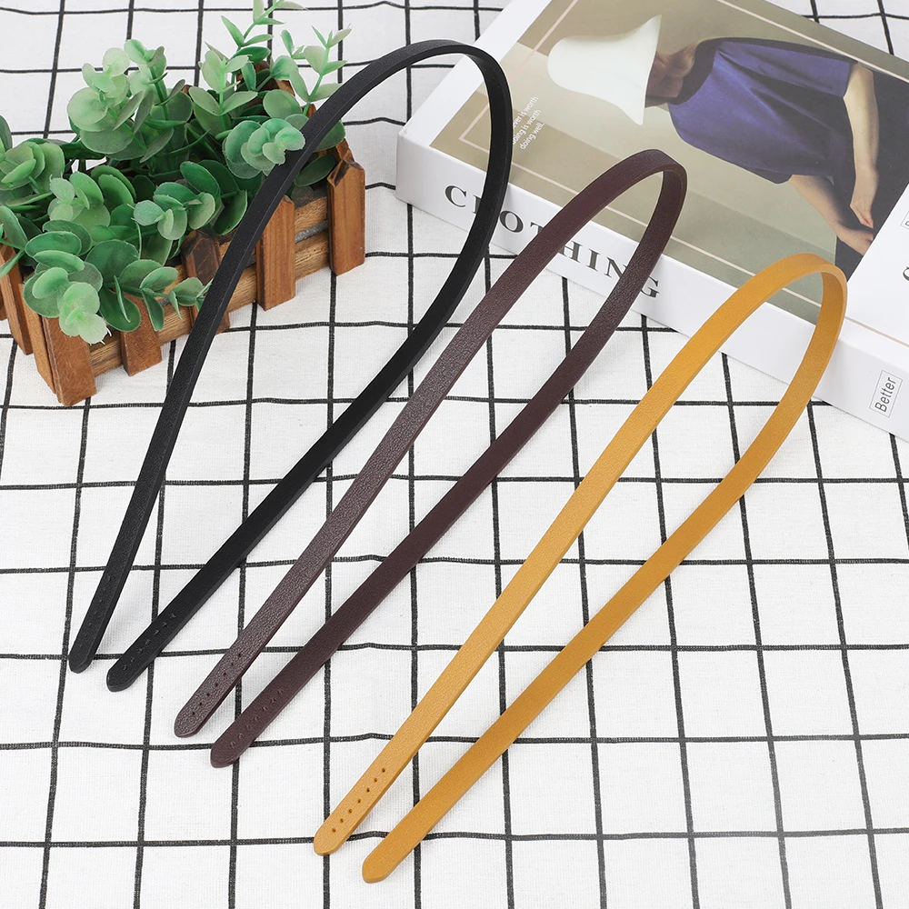 70cm Handle Bag Strap PU Leather Bag Shoulder Strap Purse Strap DIY Handmade Bag Accessories Crossbody Shoulder Handle 1 Pair