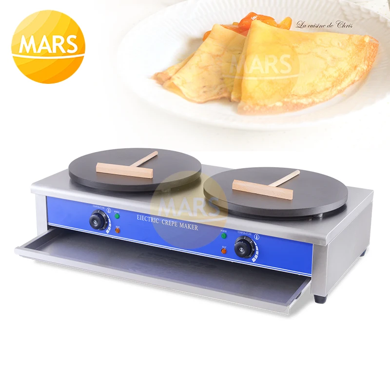 Electric/Gas Crepe Maker Machine Pancake Pan Non-Stick Griddle Baking Pan Cake Machine Kitchen Mini Pancake Machine Pizza Oven