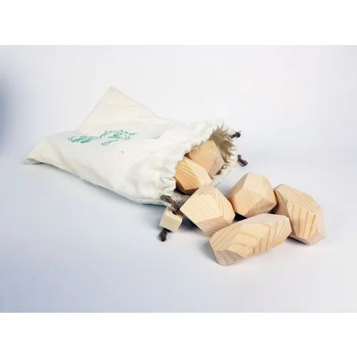 Juego de bloques de equilibrio tumi-ishi, juguete educativo de madera Montessori