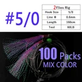 100packs 2 hooks 5l0