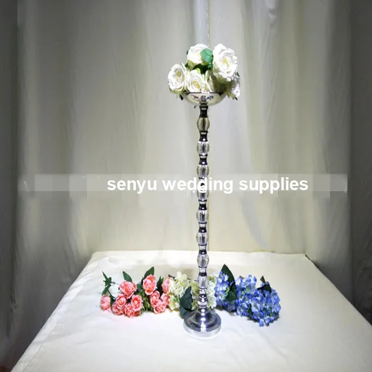 

promotion metal acrylic wedding table centerpieces home decor flower stand candle stick party event gifts senyu0625