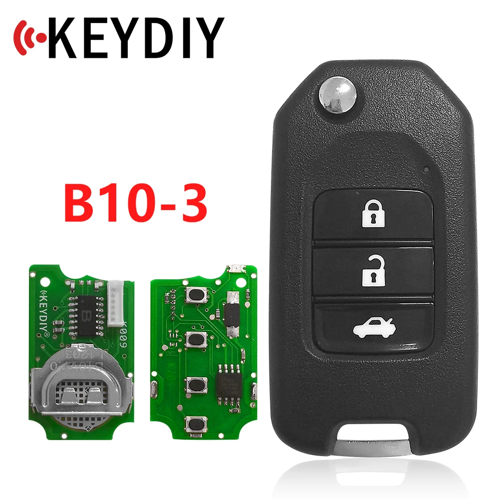 

KEYDIY B Series B10-3 3 Button Universal KD Remote Key for URG200/KD200/KD900 Key Programmer