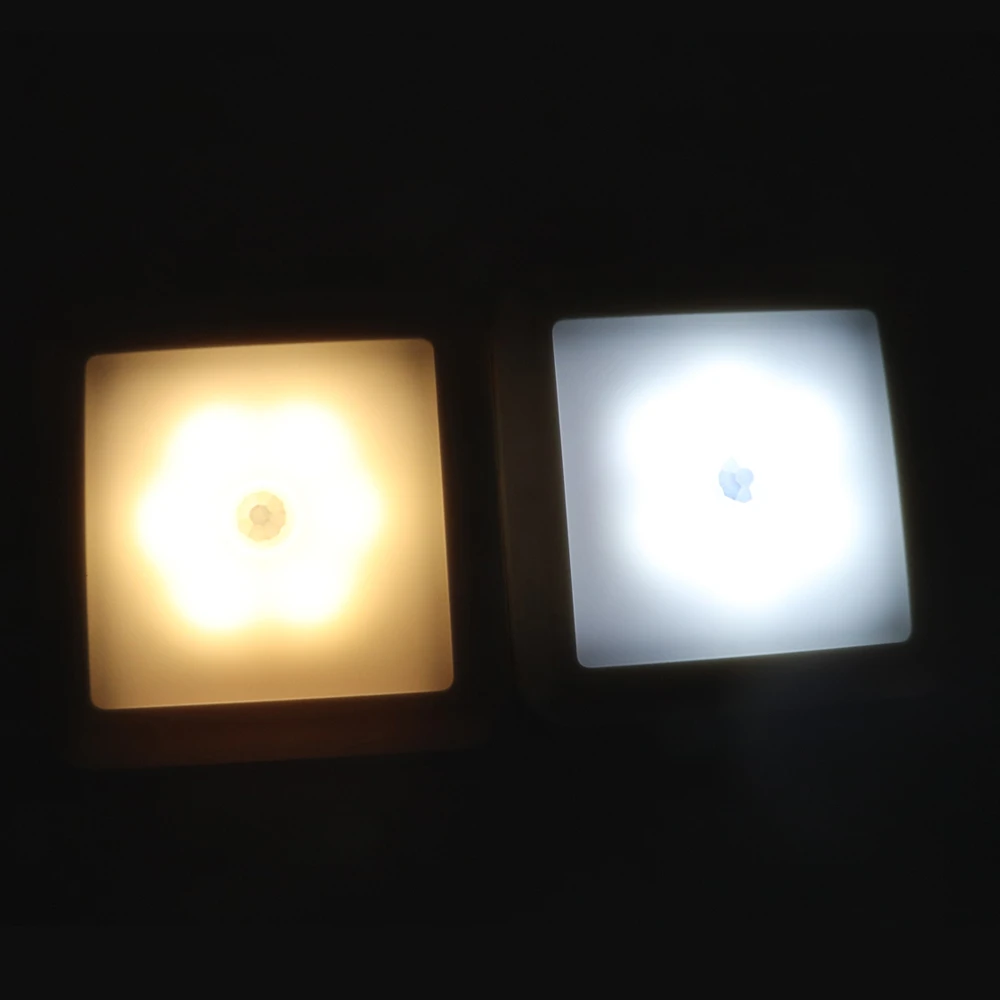 New night light LED motion sensor light intelligent PIR for bathroom bedside corridor aisle toilet staircase cabinet lighting