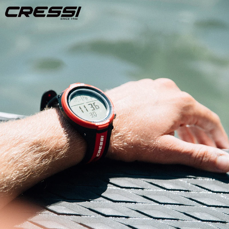 Cressi Neon Diving Computer Watch Four Operative Modes with a Simple Interface Scuba Freediving Equipment Created in Italy