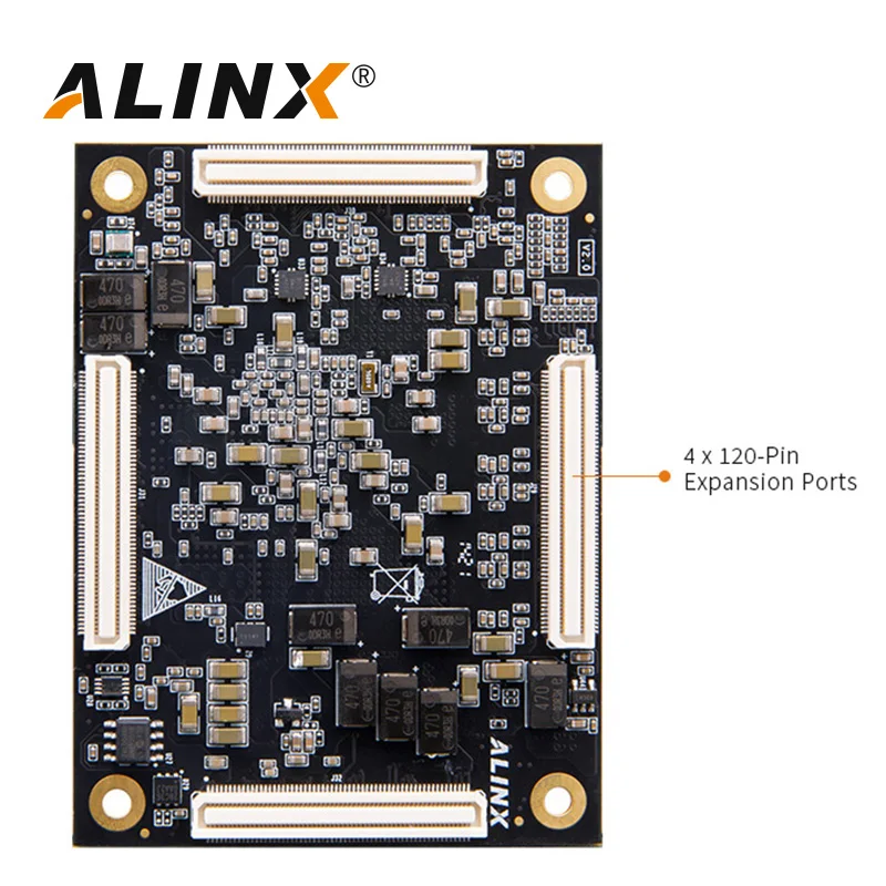 Som de alinx acu7ev: xilinx ultrascale + mpsoc ai xczu7ev sistema de grau industrial no módulo