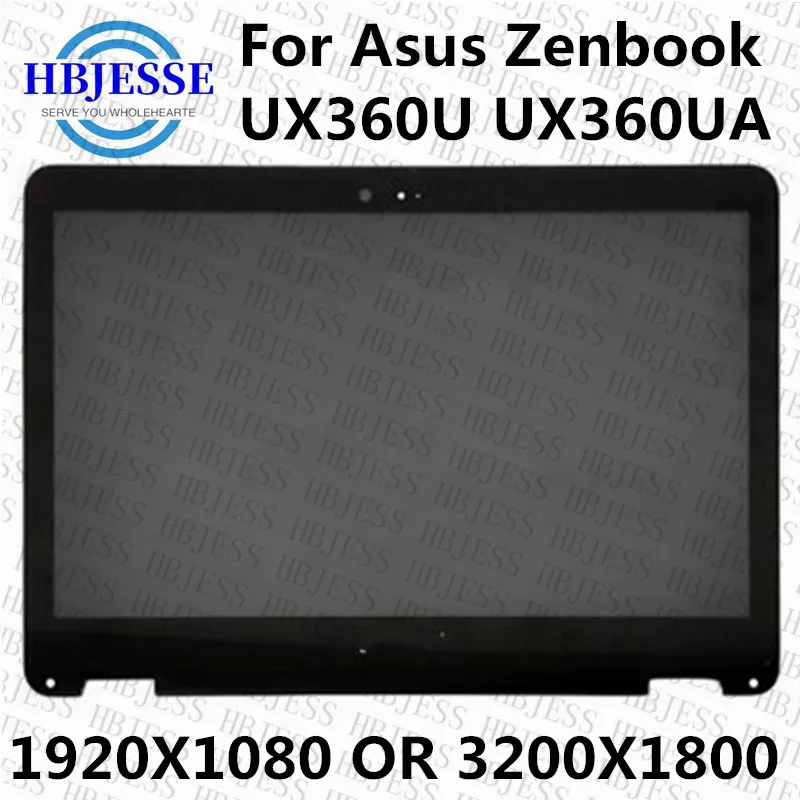 

13.3 lcd panel laptop screen B133HAN02.7 For ASUS Zenbook ux360u UX360 UX360UA lcd Touch Digitizer Assembly FHD QHD LP133QD1