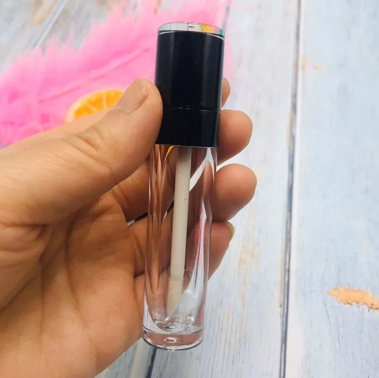 Direkt vom Hersteller: 5ml 8ml Leere Lipgloss-Tuben, Klare Lipgloss-Flaschen in Pink, Schwarz, Nachfüllbare DIY-Kosmetikverpackungen – Detail 7