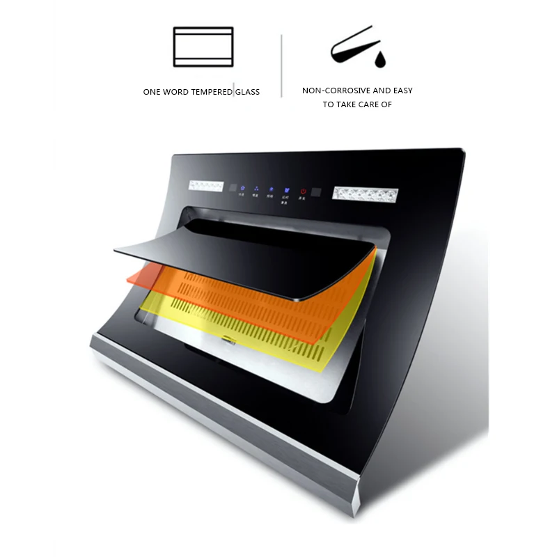 600 مللي متر واحد موقد غطاء فوق البوتاجاز لإخراج الأدخنة 220 فولت/180 واط المنزلية التعريفي تنظيف الجانب غطاء فوق البوتاجاز لإخراج الأدخنة المطبخ الذكية غطاء فوق البوتاجاز لإخراج الأدخنة