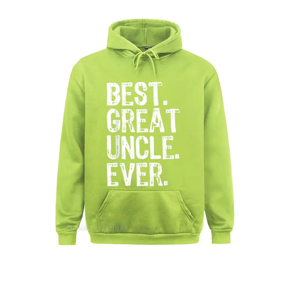 Best Great Uncle Ever Cool Funny Gift Father's Day Hoodies Mother Day Slim Fit Design Boy Sweatshirts Simple Style Sportswears