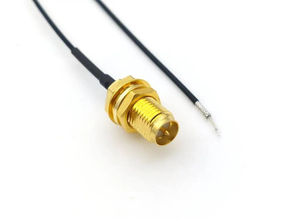 Imagem -06 - Sma Fêmea Pino Masculino Jack para 1.13 Trança Jumper Conector de Cabo rf 100 Peças rp