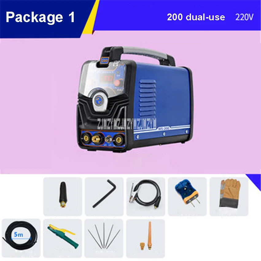 

WS-200 Household Small Arc Welding Machine Stainless Steel 220V Dual-use Welding Machine Electric Welding Machine 5.5KW 20A-200A