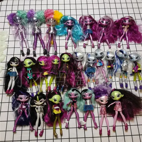 Original innovation Una poem monster doll toy girl birthday gift Novi star  doll long hair 20 cm doll with clothes DIY toy