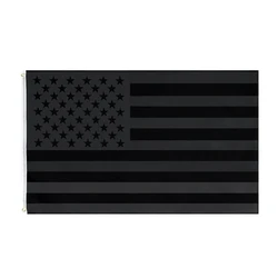 FLAGHUB 60X90 90X150cm All Black American Flag US Black Flag