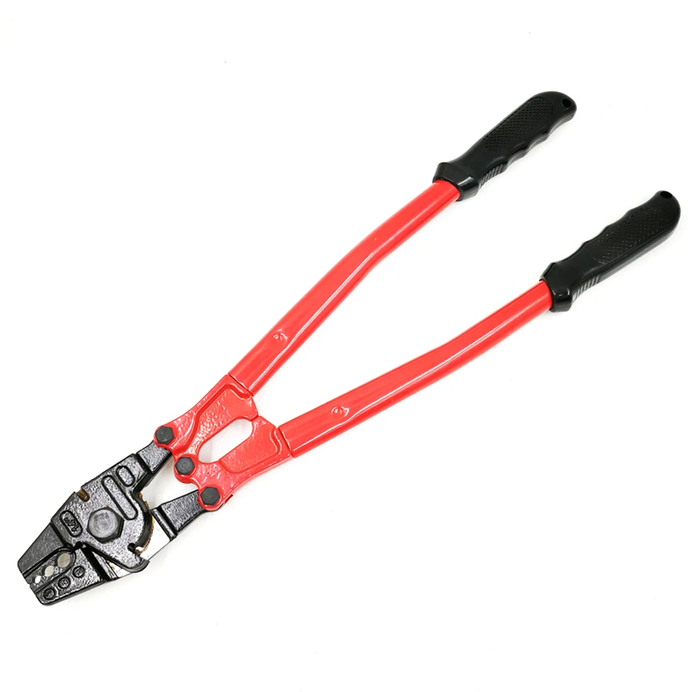 

Swaging Crimping Tools HL-800A14 Wire Ropes Crimper and Cutter Aluminium Ferrule Clamp Pliers for 1/8"