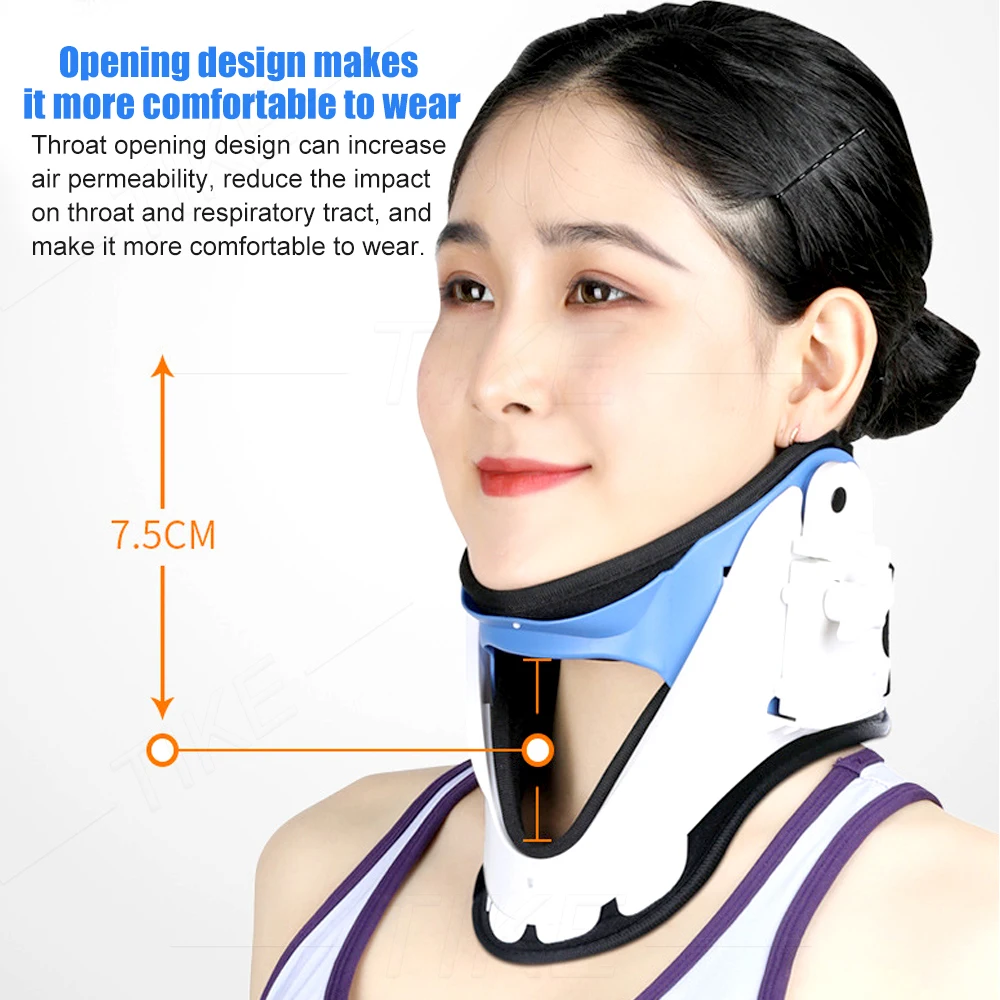 TIKE Unisex Neck Stretcher Cervical Traction Device, Neck & Shoulder Pain Relief - Stretcher Collar for Improved Spine Alignment