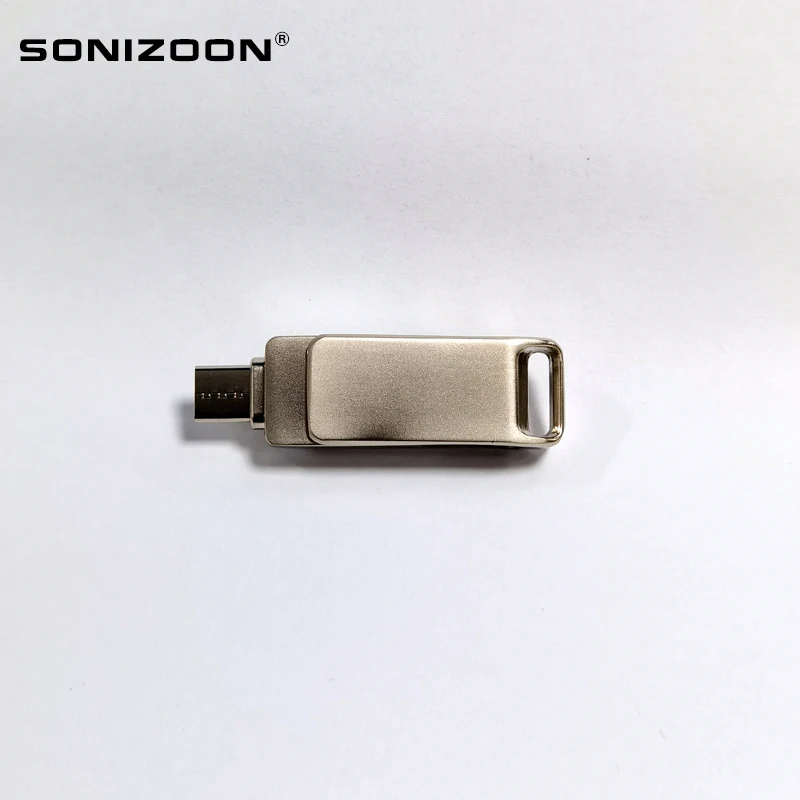 SONIZOON TPYE C-USB3.1 OTG USB 플래시 드라이브, C타입 펜 드라이브, USB 스틱, 3.0 펜드라이브, 8GB, 16GB, 32GB