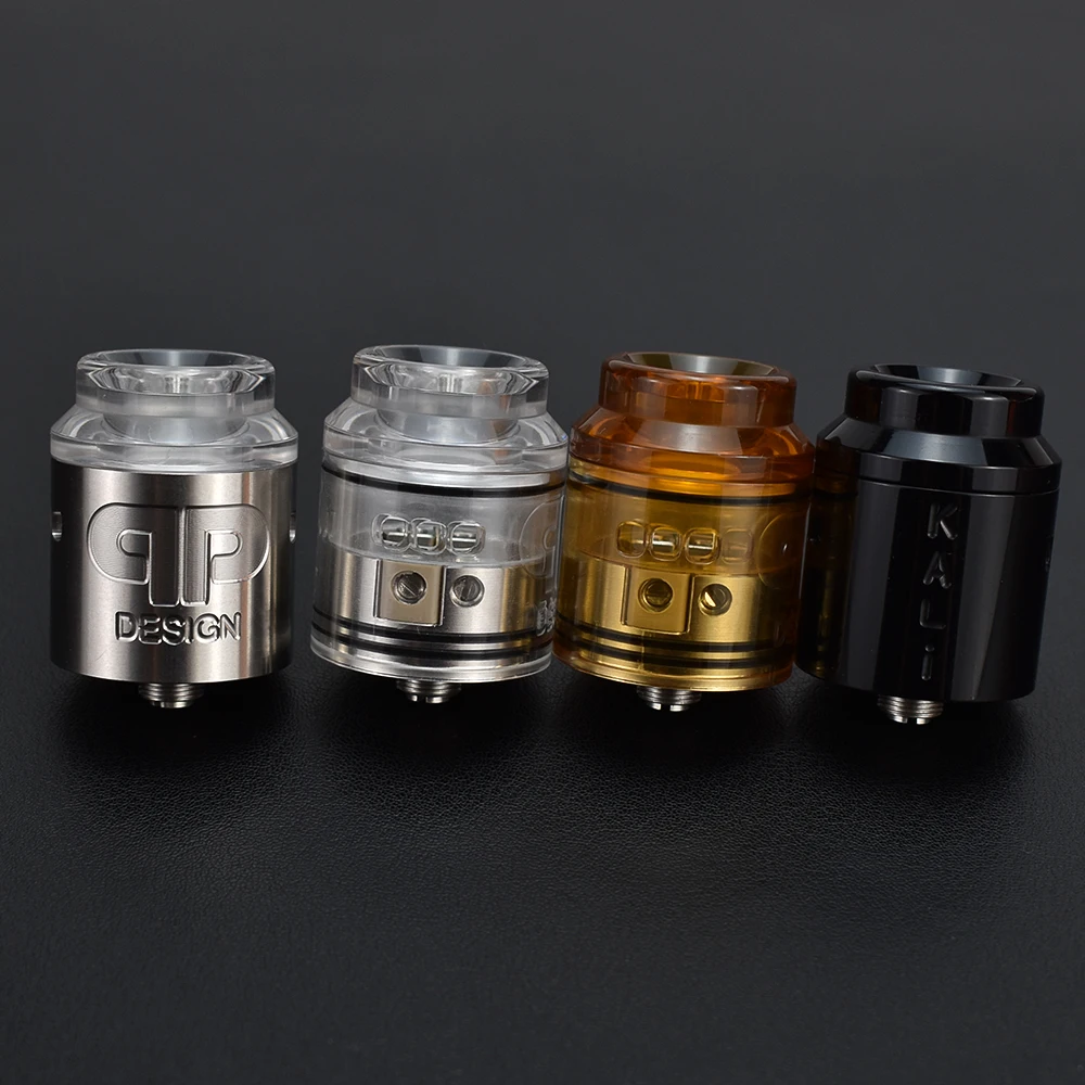 QP KALI V2 RDA Atomizer 25mm Diamter PC PEI Material  Dual Coils Vape Rebuildable Tank VS QP Designs Fatality M25 RTA Atomizer