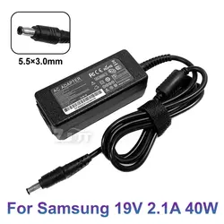 19V 2.1A 40W 5.5*3.0mm AC Power Adapter Laptop Charger For Samsung N130 N140 N150 N210 N220 N510 NP-N110 NP-N130 NP-N140 NP-N150