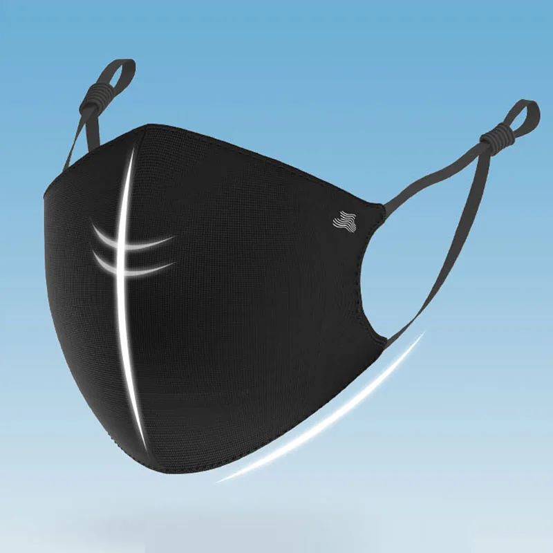 Xiaomi-mascarilla protectora solar de 4 capas, Nano, lavable, con filtro, Anti-UV, a prueba de polvo