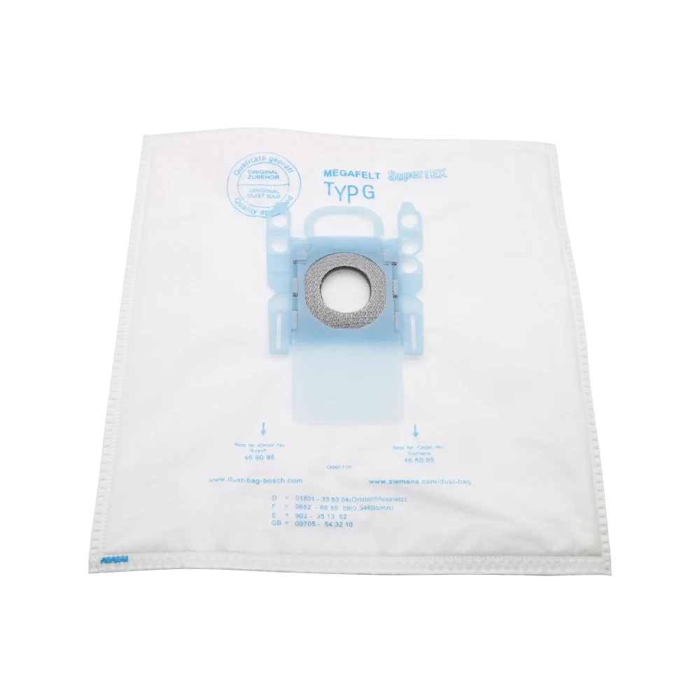 

Cloth Dust Filter Bag for Bosch & Siemens BSG7 BSG6 BSGL3126GB GL30 Type G Vacuum Cleaner Spare Parts Accessories