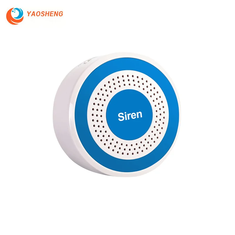 433mhz Wireless Indoor Siren Sound Siren Speaker Work With Alarm Host Police Sirens Gsm Home Alarm System