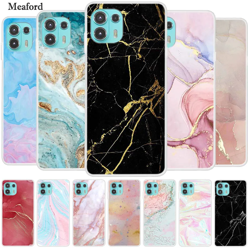 

For Moto Edge 20 Lite Case Marble Silicone TPU Soft Back Cover Phone Case For Motorola Edge 20 Lite Shockproof Coque Funda Shell