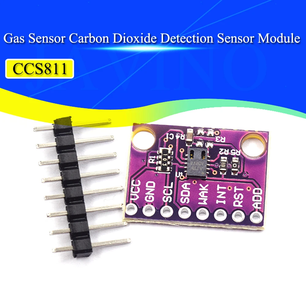 CJMCU-811 Gas Carbon Dioxide Temperature and Humidity Sensor Module CCS811 CO2 eco2 TVOC Air Quality Detection I2C Output