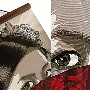 العمارة الصينية القديمة نمط قماش التمرير ، ملصقات الرسم ، مطبوعات الفن الجداري ، صور ل Livinroom ، ديكور المنزل مع إطار أفضل 10 مبيعات للإطارات الصينية - رقم 2