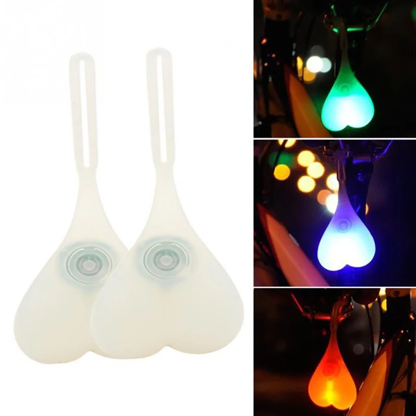 Luce luminosa per bicicletta, luci per bici anteriore e posteriore, fanale posteriore per bicicletta da bicicletta spia lampeggiante, impermeabile, 2 modalità