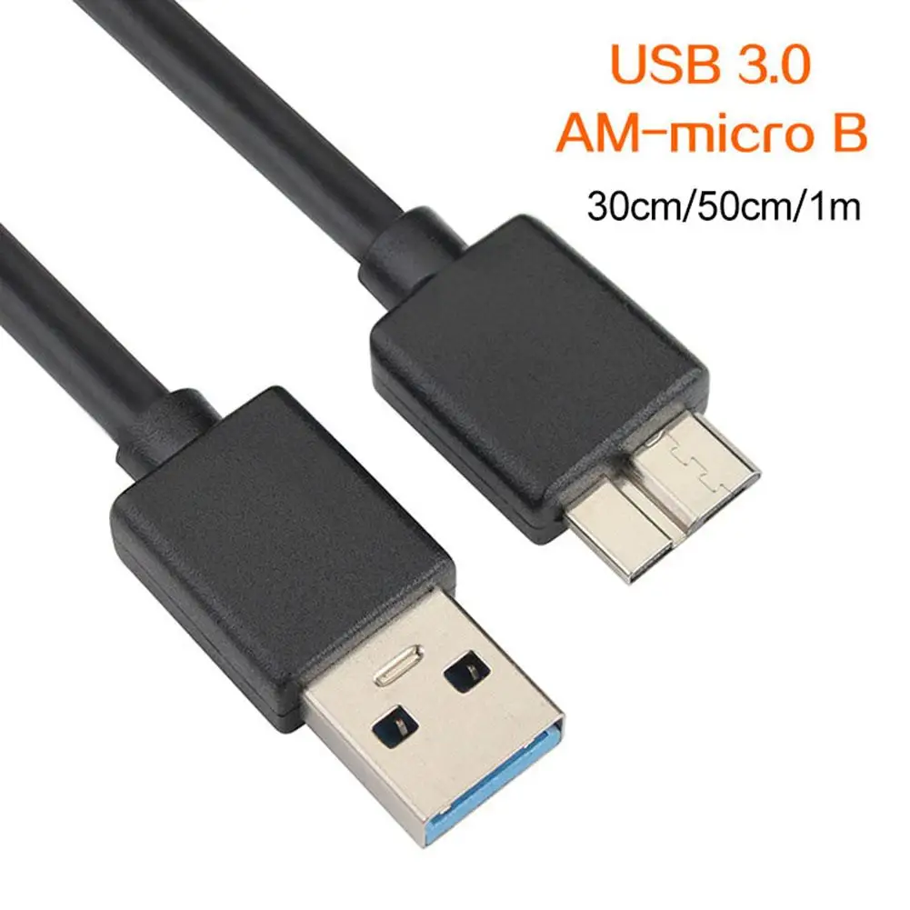 Кабель-переходник с USB 3 0 A на Micro B Male для внешнего жесткого диска HDD S5 USB C кабель для жесткого диска