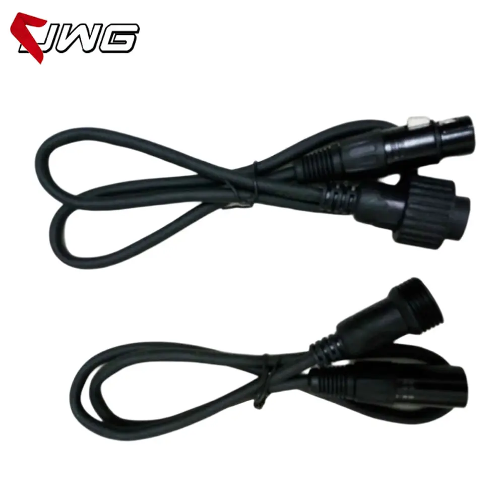 1M 2M 3-pin Signal Connection Non-waterproof to Waterproof DMX Cable For Led Par Moving Head light Cable