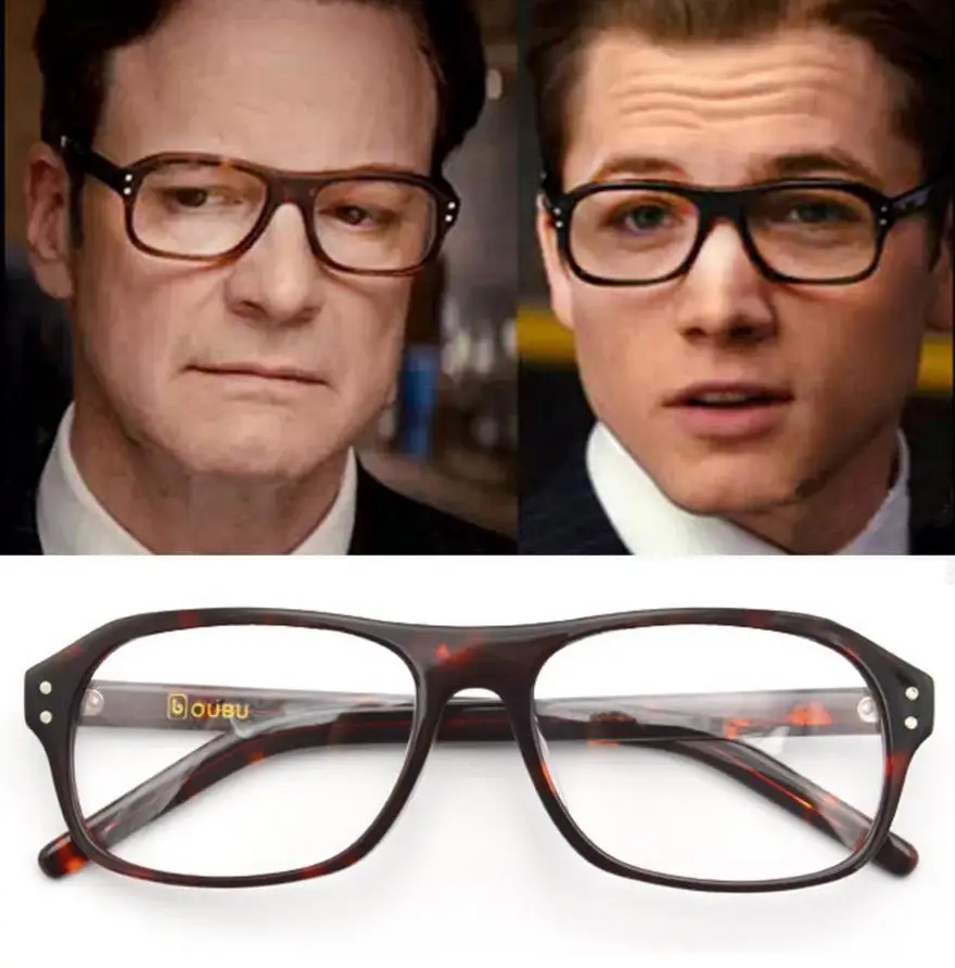 Movie Kingsman The Golden Circle Eggsy Harry Hart Cosplay Eyewear Glasses Eyeglasses Sunglasses