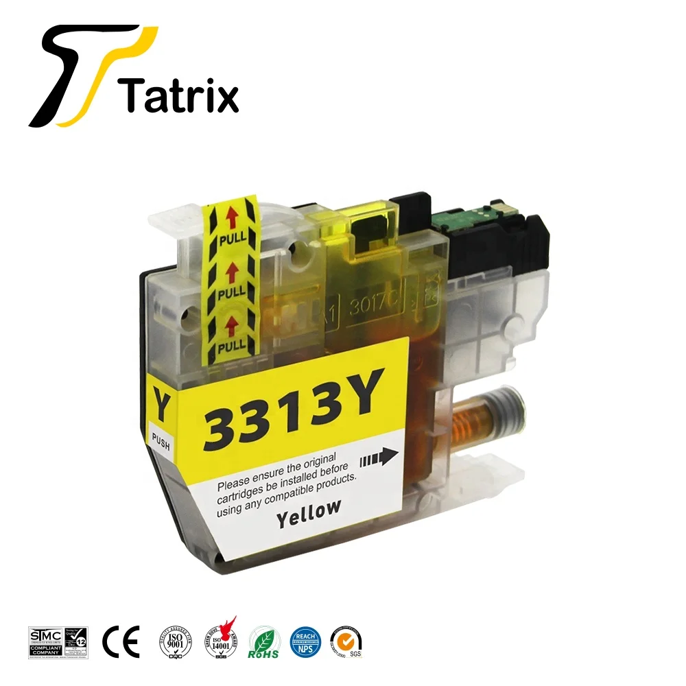 Tatrix LC3313 LC3311 Premium Color Compatible Printer Ink Cartridge for Brother MFC-J491DW MFC-J890DW