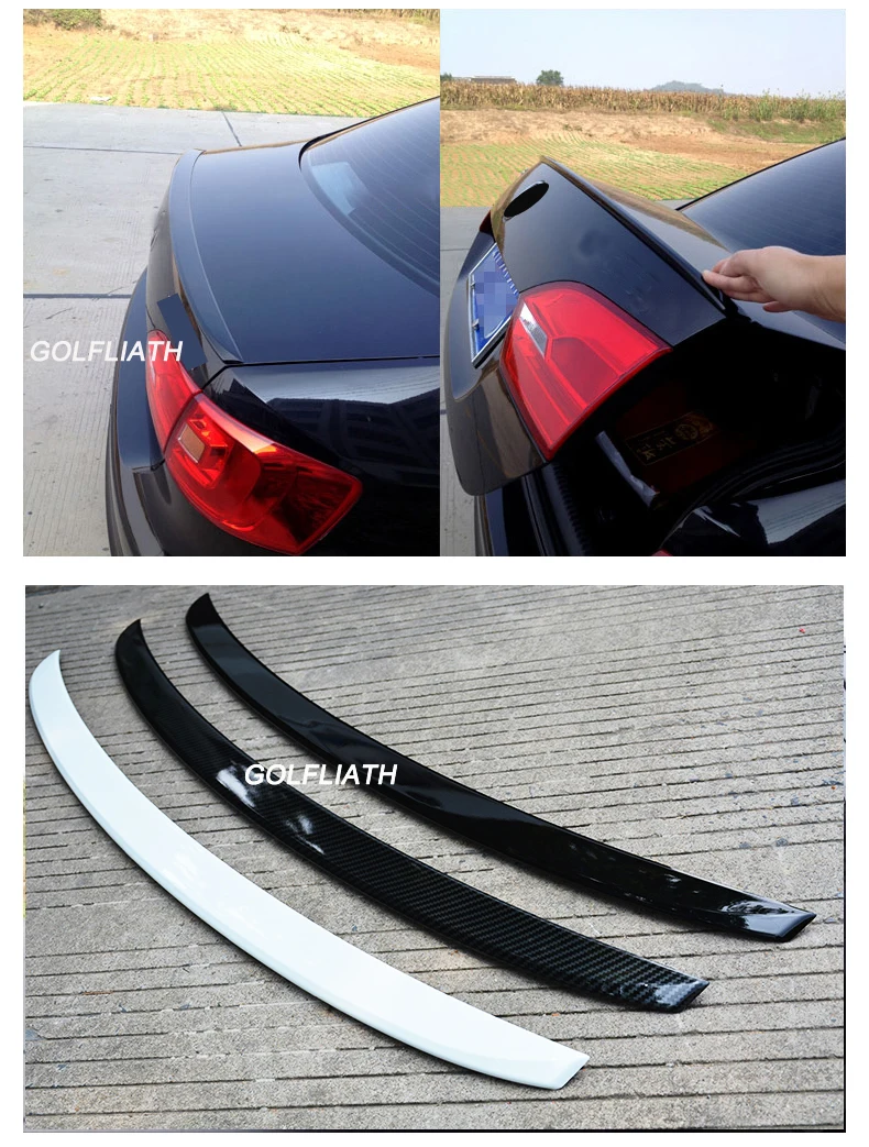 2012-2018 Jetta-6 MK6 G Style ABS Painted Rear Trunk Lip Spoiler Boot Wing Spoiler For V-W jetta-6 MK6