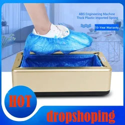 Shoes Cover Machine Automatic Shoe Cover Dispenser Hand Free Stepping Disposable Shoes Organizers For Home Office Factory