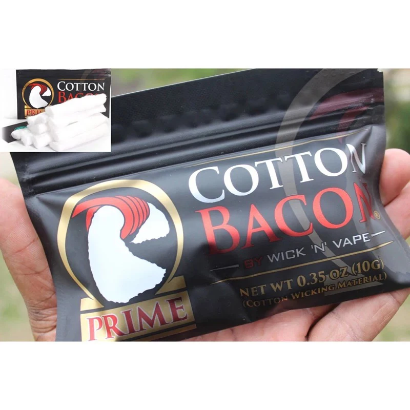 Sharevape Cotton Thịt Xông Khói Thuốc Lá Điện Tử Vàng Phiên Bản Phù Hợp Cho RDA RTA Atomizer Xe Tăng Đầu Đốt Vape Ecig Phụ Kiện