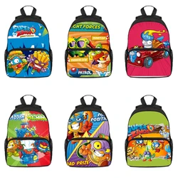 Boys Girls Beautiful Printed Game Super Zings Backpack Students Superzings Bookbag Unisex Teens School Bag Daily Rucksack Gift