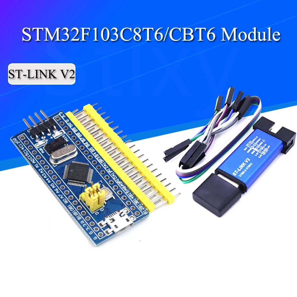 STM32F103C8T6 ARM STM32 minimalny moduł płytki rozwojowej systemu dla Arduino zestaw do samodzielnego montażu ST-Link V2 Mini STM8 pobierz symulatora