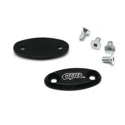 Bloque de espejo negro para motocicleta, placas Base para Honda CBR 600 RR F4 F4i 900RR 929 954 CBR600RR CBR1000RR