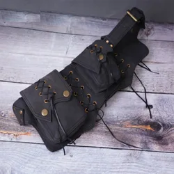 2021 Medieval Pouch Bag PU Leather Belt Purse Wallet Men Women Steampunk Viking Pirate Cosplay Renaissance Waist bag