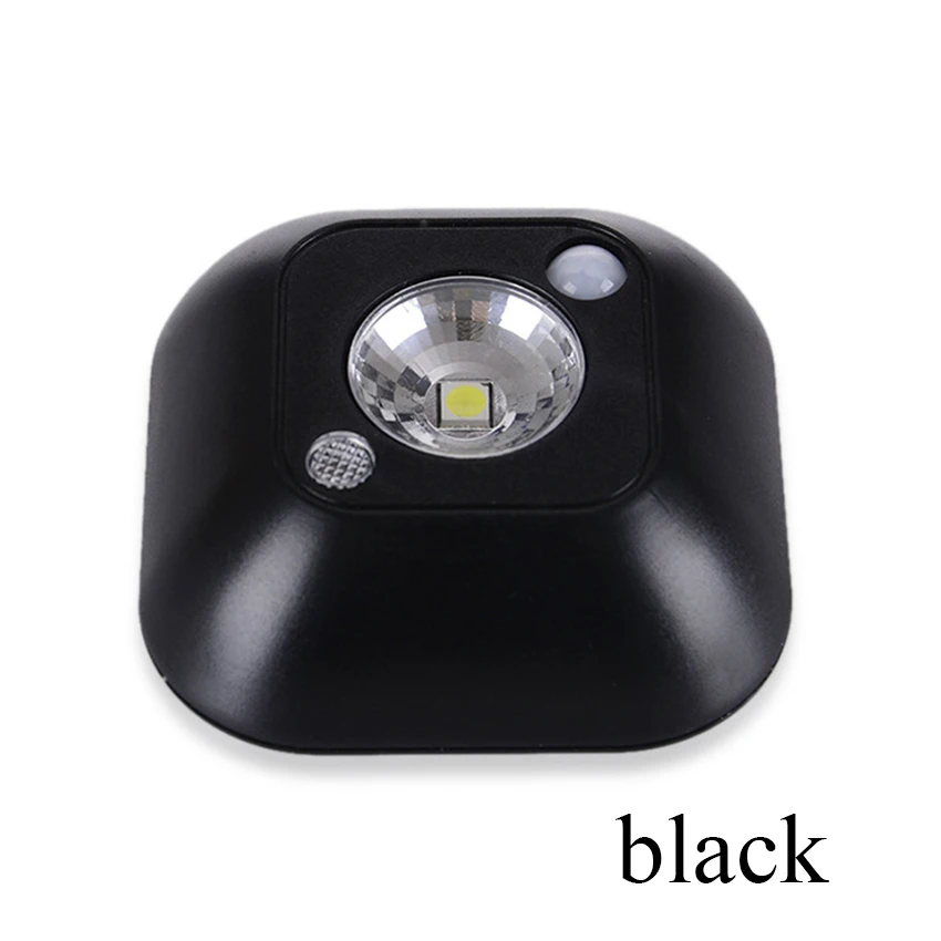 Motion Sensor Nacht Lampe Drahtlose LED Licht Batterie Betrieben PIR Infrarot Wand Lampen Schrank Schrank Lichter Für Schlafzimmer Wc