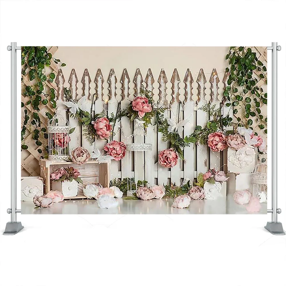 Садовый цветок, детский фон для фотосъемки, торт на первый день рождения, Samsh Plants, детский душ, портретный детский фон, реквизит для фотостудии