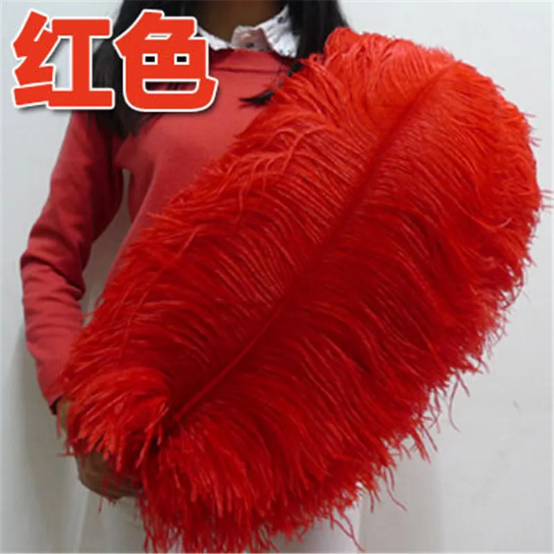 The New 10pcs/lot High Quality Ostrich Feather 70-75cm/28-30inches Celebration Home Craft Wedding Party Diy Plumas De Faisan