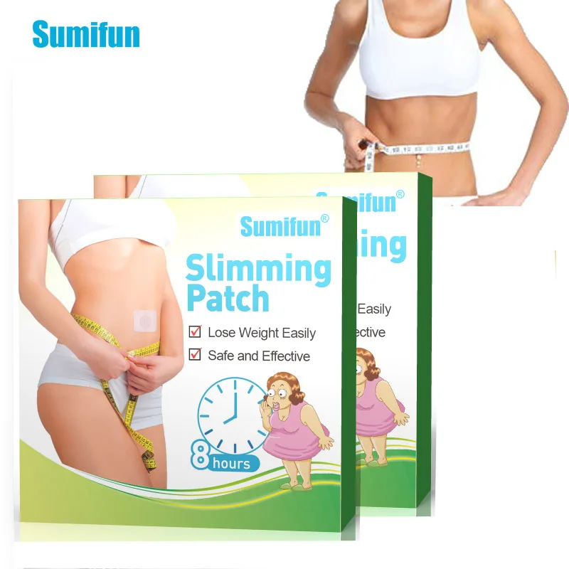 20Pcs Sumifun Chinese Herbal Natural Weight Loss Sticker Fat Burning Losing Anti-Cellulite Slimming Patch Shaping Body Plaster