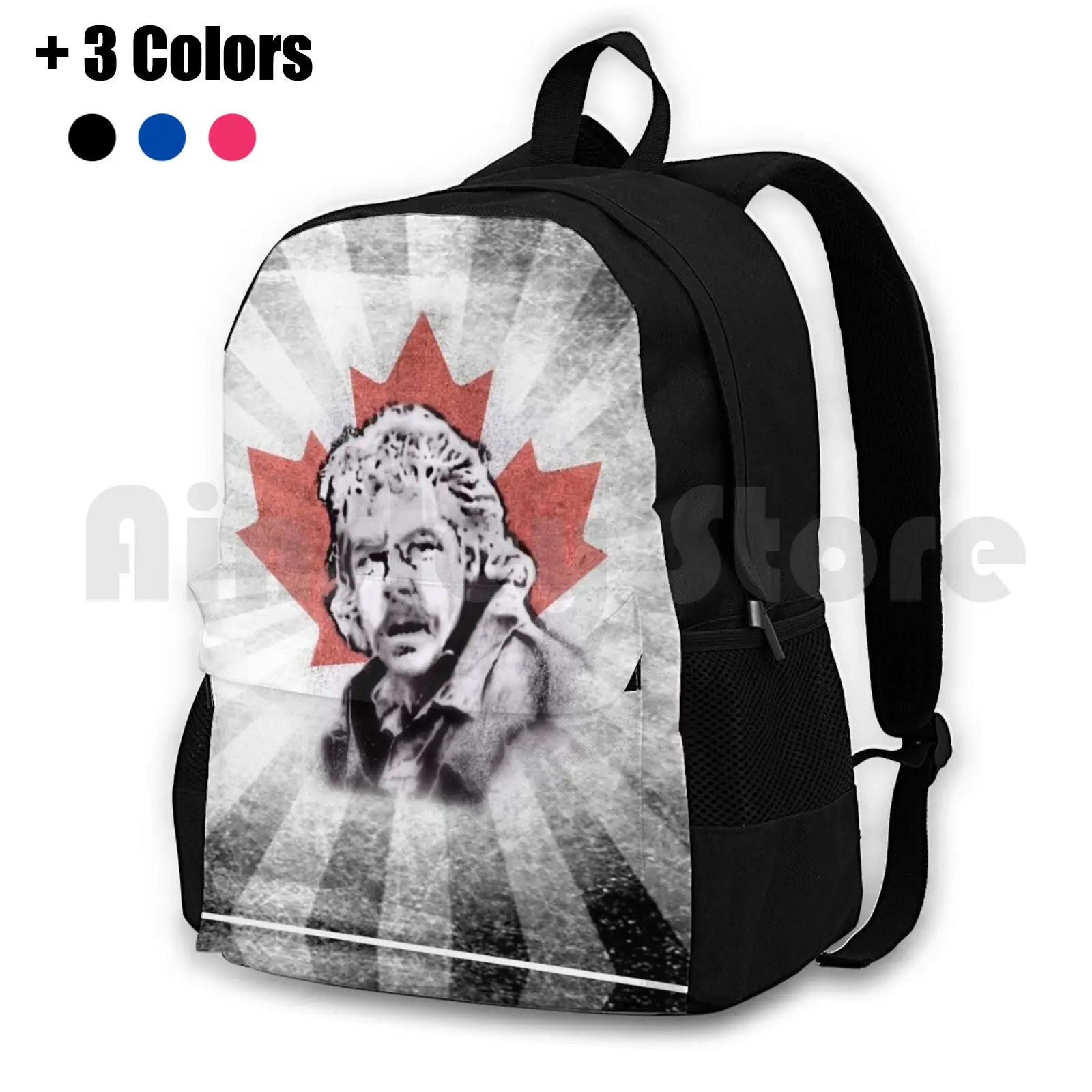 Rowsdower! Outdoor Hiking Backpack Riding Climbing Sports Bag Zap Rowsdower Final Sacrifice Canada Canadian Maple Leaf Hero