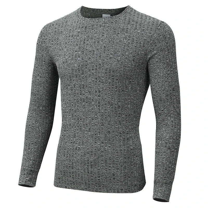 New Spring Autumn Fashion Sports Sweaters Men Long Sleeve Pullovers Man O-Neck Casual Slim Fit Sweater Gym Fitness Knitting Tops